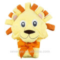 Serviette bébé Lion Animal visage à capuche bébé serviette bambou Distana Bambou Couverture souple organique bambou